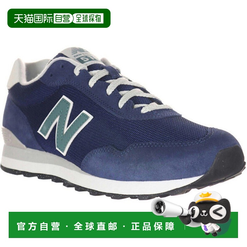 日本直邮New Balance 男士 NB 515 运动鞋低帮麂皮全 D 宽度系带N
