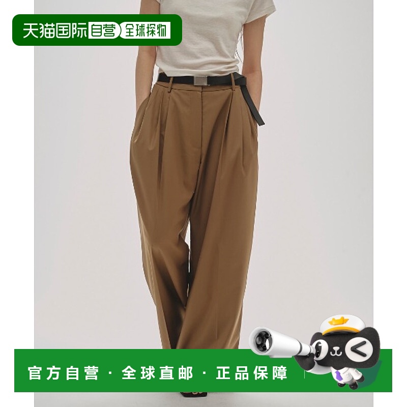 1h可退 日本直邮TODAYFUL 女士轻盈光泽感宽腿西裤 12520704