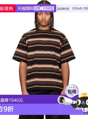 1h可退 香港直邮潮奢 Sacai 男士 多色 Horizontal Stripe T 恤 2
