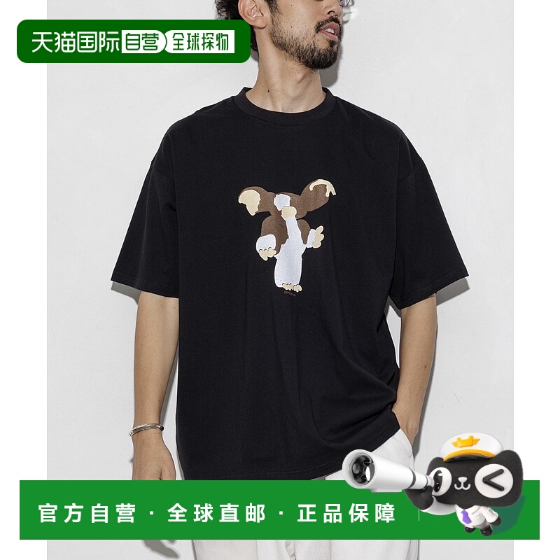 1h可退 日本直邮COTTON PAN 男装 联名Gizmo印花T恤 宽松休闲日常