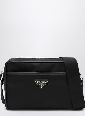 潮奢 Prada 普拉达 男士 Re-Nylon 黑色肩包 2VH048XOO2DMH