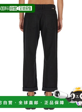 香港直邮BALMAIN 男士牛仔裤 BH0MI044DD76EHV AW2023 黑色 JEANS