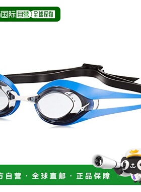 【日本直邮】Mizuno美津浓游泳眼镜蓝灰色头戴式高清N3JE600022