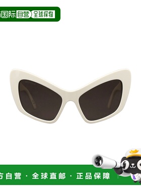 1h可退 香港直邮Balenciaga 巴黎世家 女士 太阳眼镜 white白色