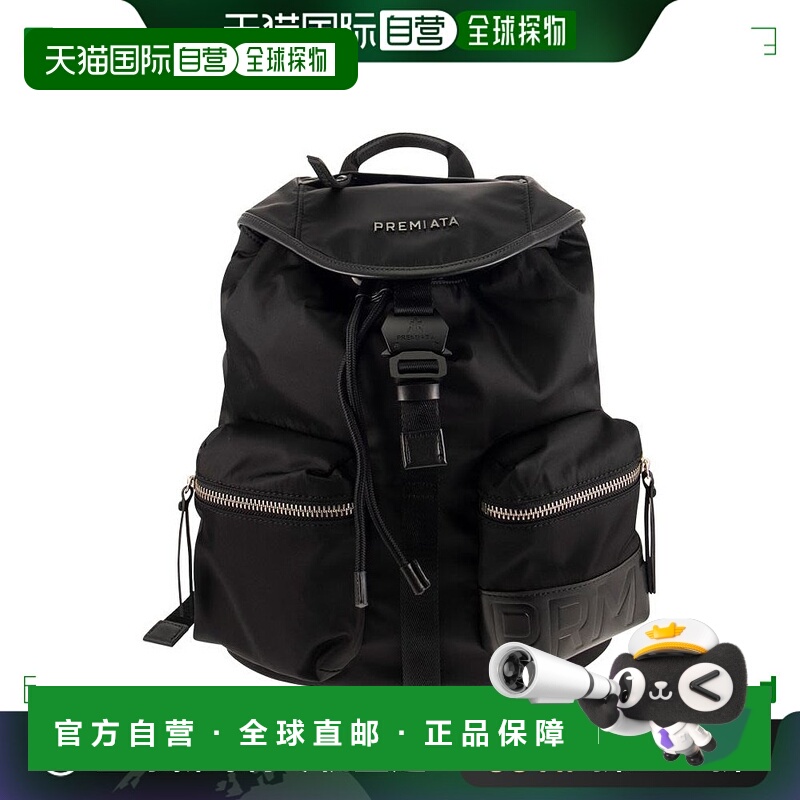 1h可退 香港直邮premiata 男士 LYN 带口袋背包 LYN2100 black黑