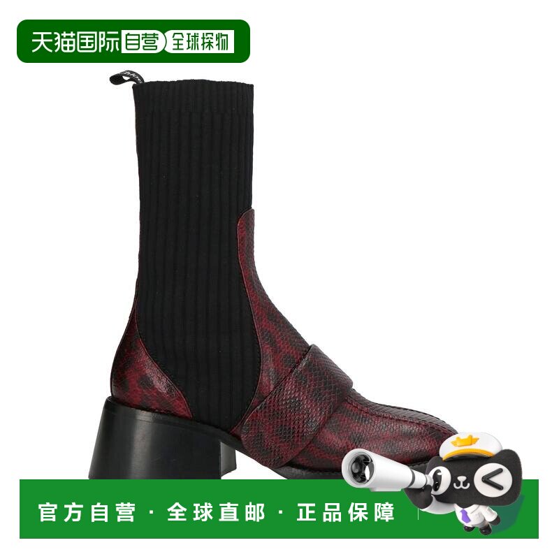 香港直邮Chloe 蔻依 女士 脚踝靴 RED 红色时尚舒适短靴