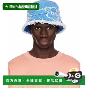 香港直邮Marni 玛尼 男士 蓝色 Patched Denim 渔夫帽 CLZC0161QS