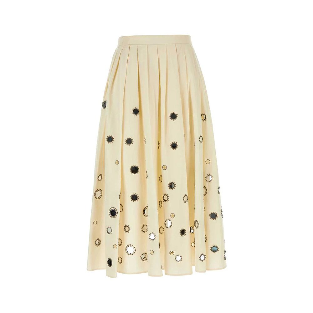PRADA 女士半身裙 P173JRSOOO14I5F0018 AW2024 黄色