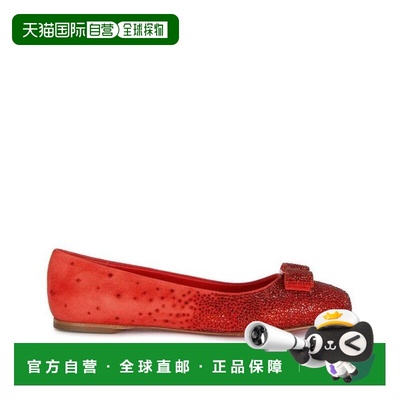 自营Salvatore Ferragamo Calfskin Ballet Women's Flats - mult
