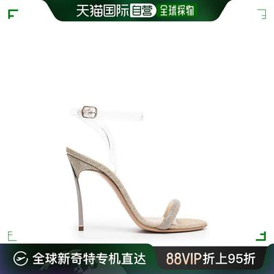 香港直邮潮奢 Casadei 卡萨帝 女士 亮片高跟凉鞋 1L062V100MT039