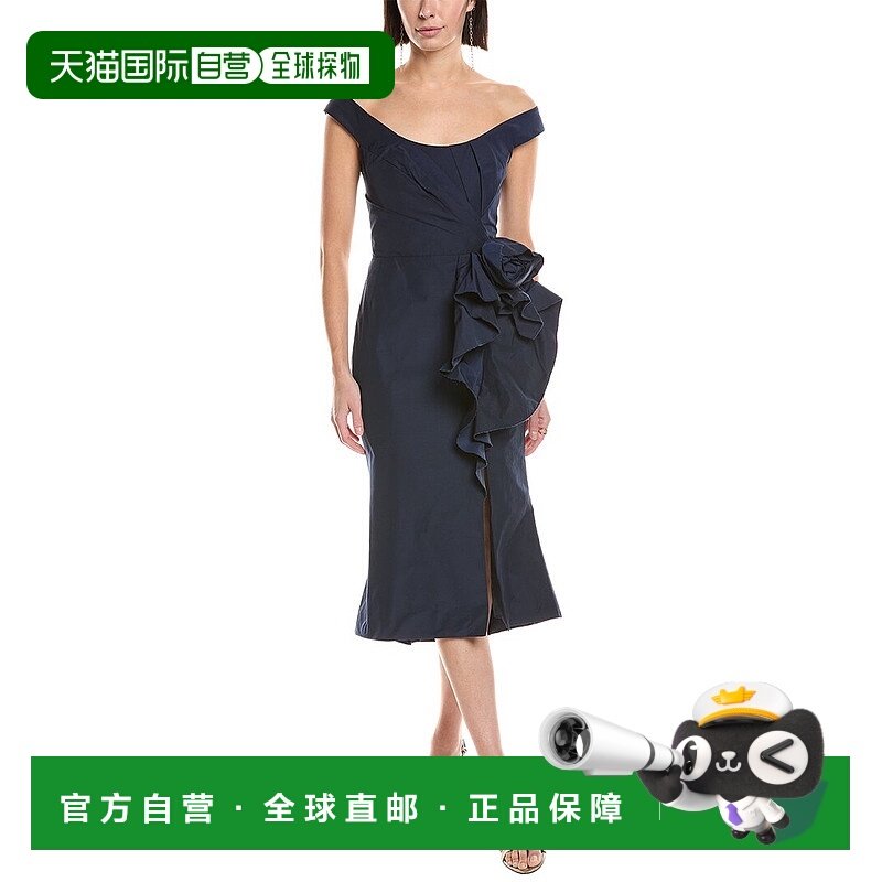 自营Marchesa Notte Off The Shoulder Strapless Cocktail Dress