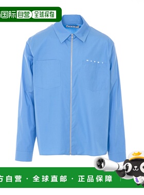 香港直邮MARNI 男士衬衫 CUMU0297P0USCT88LWB31 SS2026 蓝色