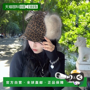 保暖女帽 1h可退 豹纹毛耳设计 女装 MO25AW12SG004 日本直邮WEGO
