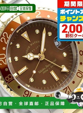 日本直邮VAGUE WATCH Co. BG-L-001-SB 石英表棕色时尚防水是男士