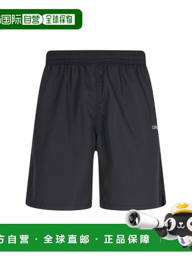 1h可退 香港直邮off-white 男士 黑色 Arrow Surfer 泳裤 OMFD008