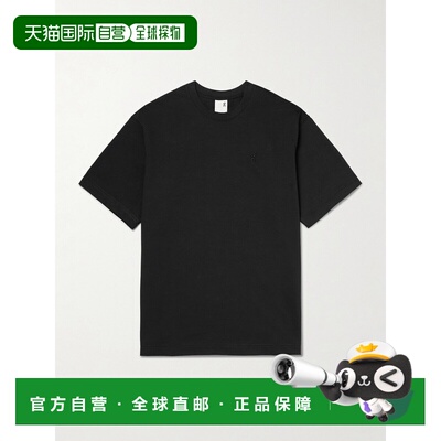 香港直邮On 男士 Club Collective-T Logo刺绣棉针织T恤 1MG10710