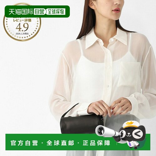 日本直邮THE ROW 女士黑色手提包 W1709 L614 Blan 圆形 90 年代