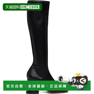 1h可退 香港直邮Chloe 蔻依 女士 黑色 Janis Heeled 高筒靴 CH25