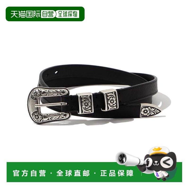 1h可退 日本直邮TOMORROWLAND J&M DAVIDSON 西部风格20MM皮带