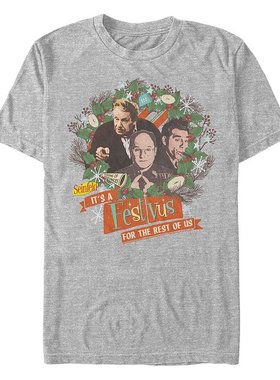 Fifth Sun|男士 Seinfeld Festivus Wreath 短袖 T 恤