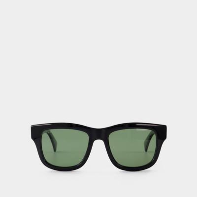 GucciSunglasses in Black/Green Injection