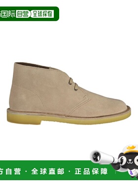 自营Clarks Leather Mens Men's Boot - beige 美国奥莱直发