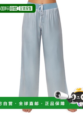 自营PJ Harlow女式Jolie缎面休闲裤-晨蓝色 美国奥莱直发