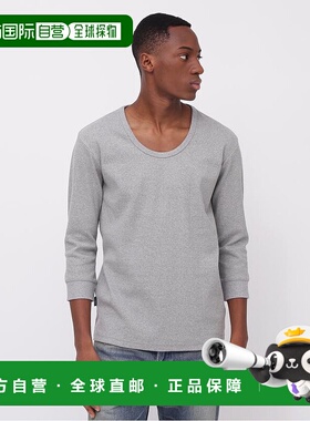 日本直邮AVIREX 2/3 Sleeve U-Neck T-Shirt [AV1129EM025481] T