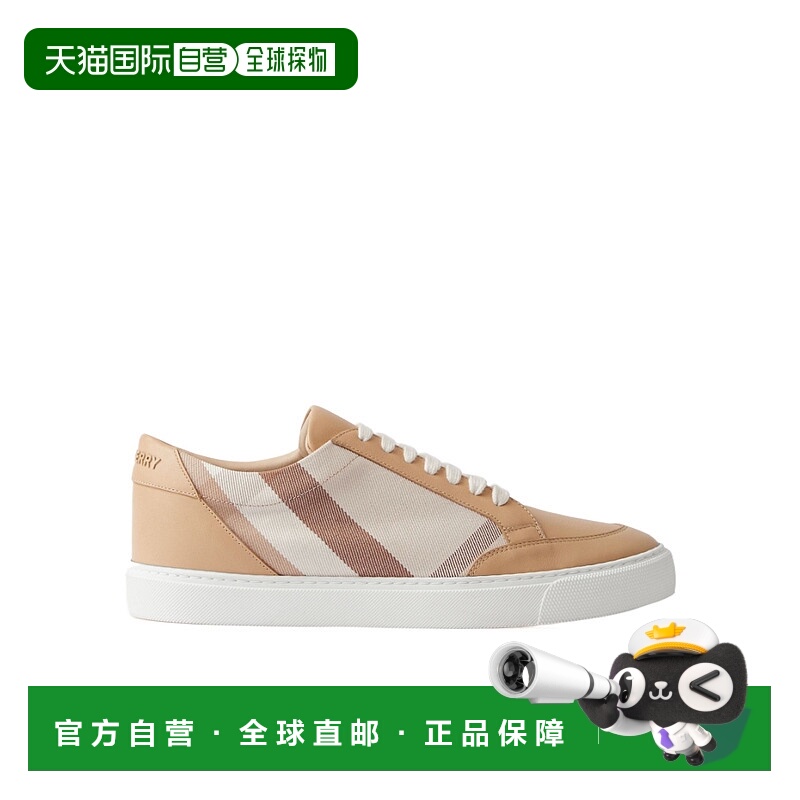 香港直邮BURBERRY 女士运动鞋 80656381 SS2023 花色 系带休闲运