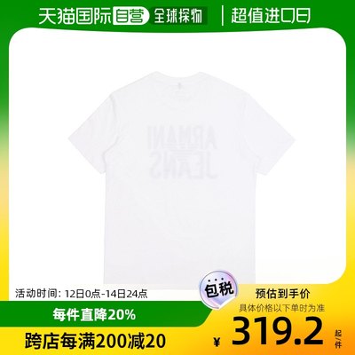 香港直发Armani阿玛尼男士T恤时尚潮流白色 6X6T59 6JPFZ 1100