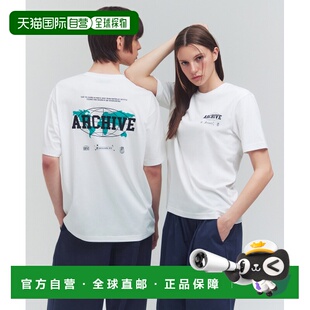 韩国直邮FILA T恤1100FS2RSG2108XOWH斐乐 男士