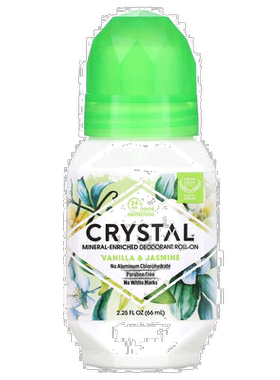 香港直邮Crystal Body Deodorant净味走珠香草茉莉香66ml正品