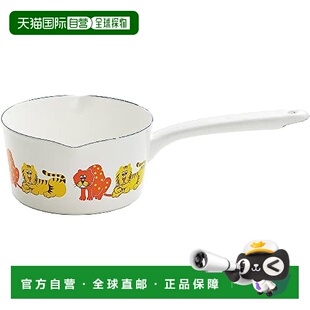 【日本直邮】Tamahashi 奶锅Aderia Retro 15cm图案动物 ADR-25