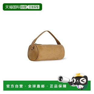 香港直邮The Row 女士 90's 圆形绒面革手提包包