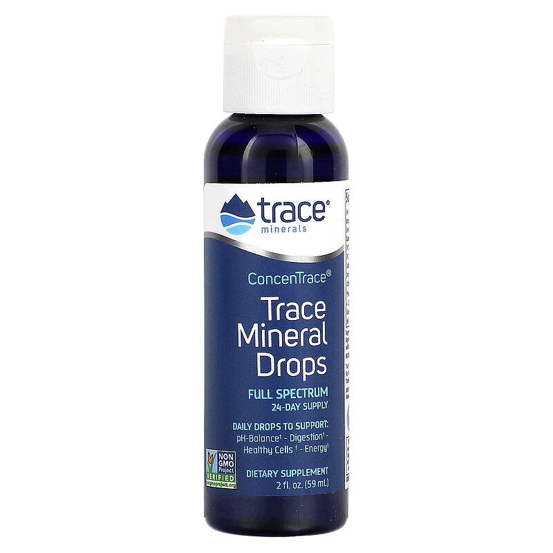 香港直发Trace Minerals ®微量矿物质滴剂全素认可无麸质59mg