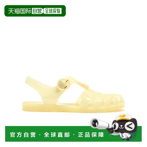 香港直邮GUCCI 女士凉鞋 861840JFM007534 CO 黄色G凉鞋 双拖鞋
