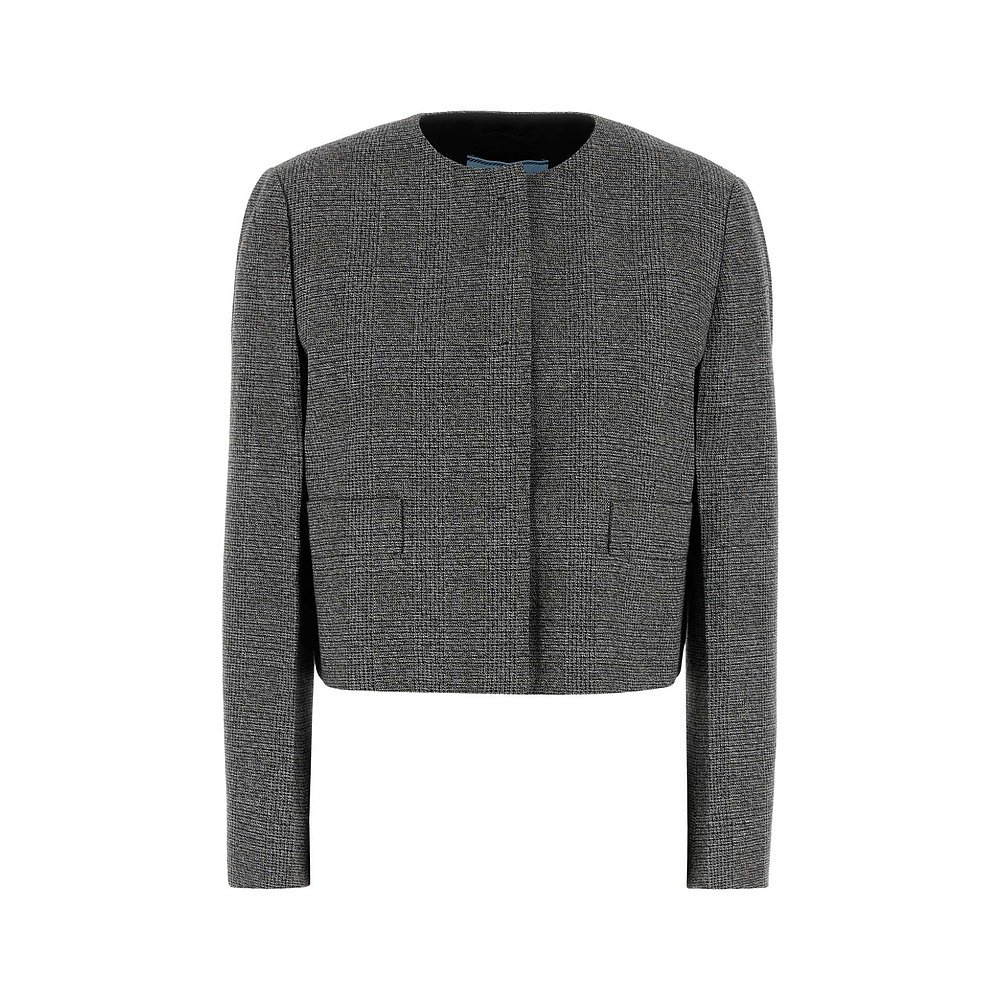 潮奢 Prada 普拉达 女士 GLENCHECK 西装外套 P568PSOOO15K5