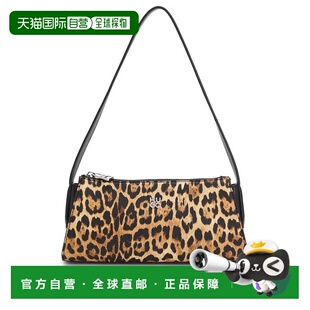 自营hugo bossLeopard-print hobo bag in faux leather - patter