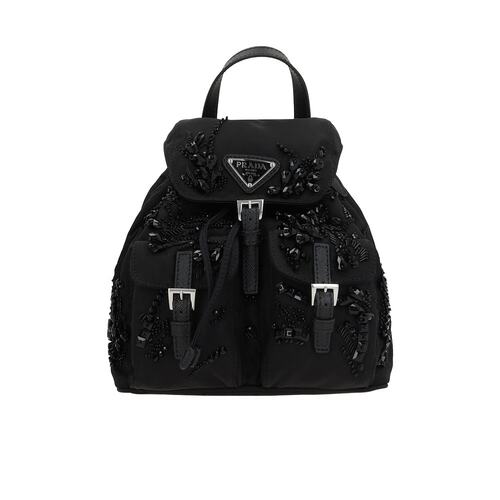 Prada Re-Nylon徽标肩背包 1BH0292C4YVDRX
