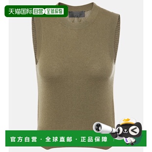 香港直邮NILI LOTAN 女士 五月羊绒毛衣马甲 green绿色 舒适时尚