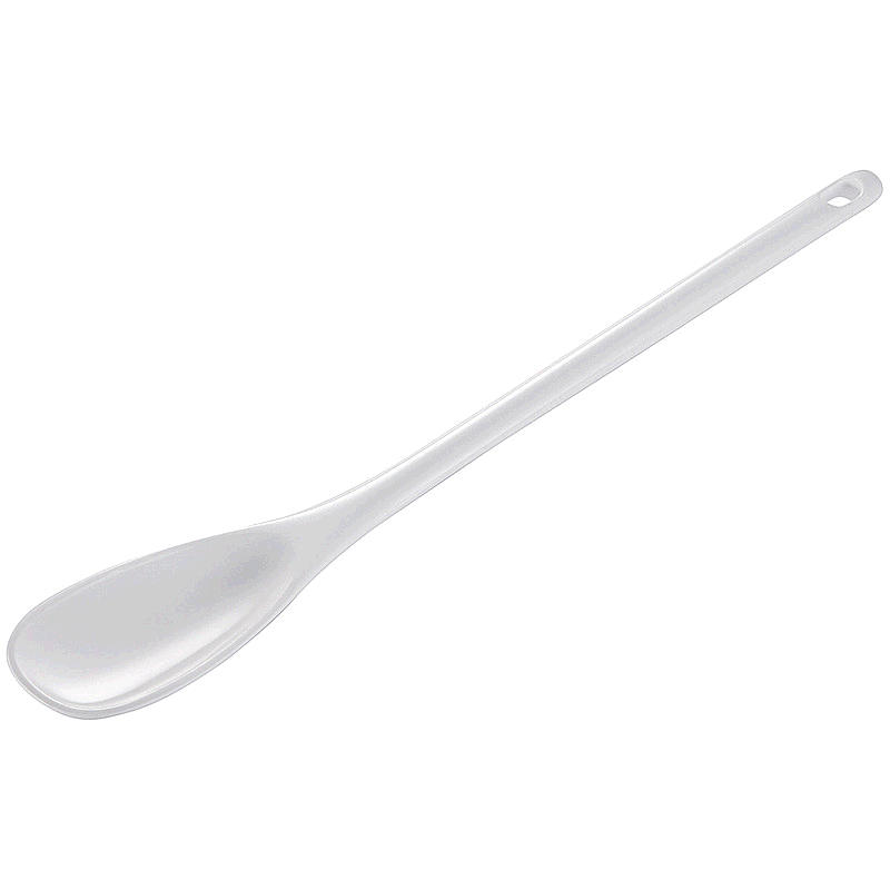 自营 Gourmac 12 英寸三聚氰胺搅拌勺 - 白色 美国奥莱直发
