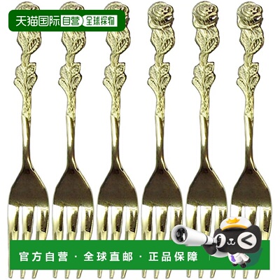 【日本直邮】Nagao Rose Hime 叉子镀金 5 件 + 单品 日本制造