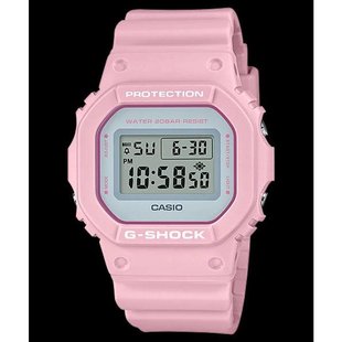 CASIO卡西欧G SHOCK缤纷雾面手表粉红色DW5600SC4