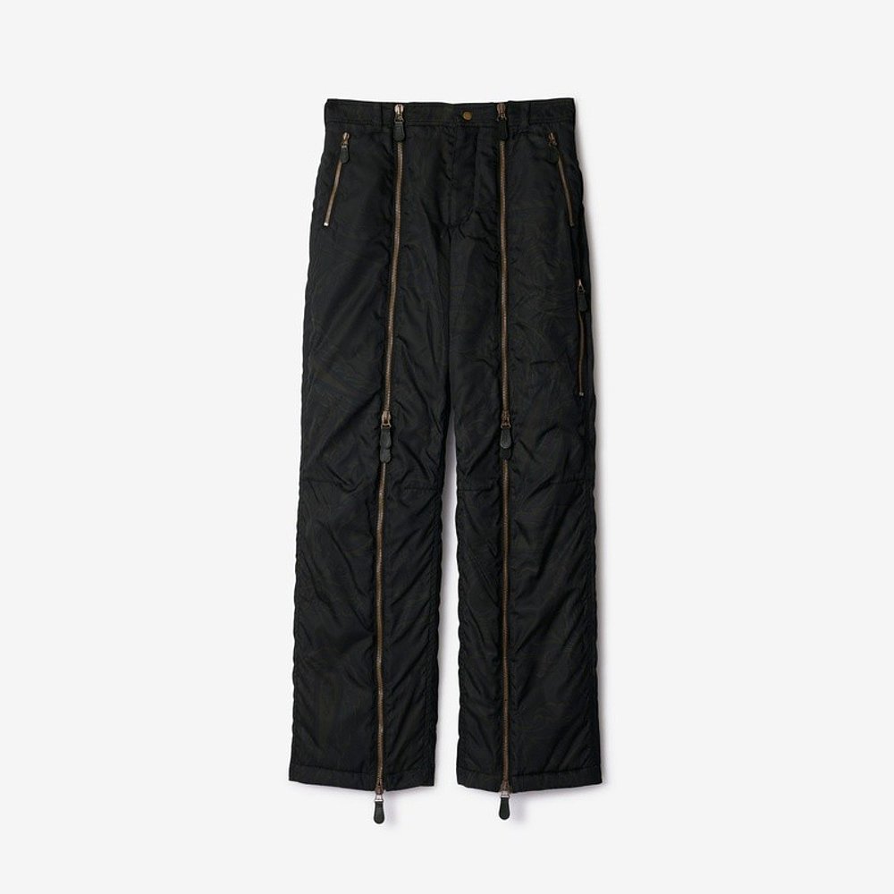 Burberry/博柏利 男士灰绿色尼龙休闲裤