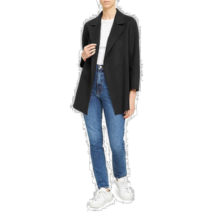 1h可退 【美国直邮】Theory Clairene羊毛羊绒大衣 女士休闲毛呢