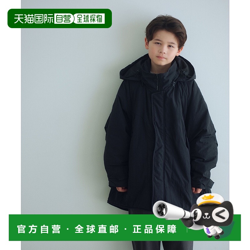 1h可退 日本直邮WILD THINGS 儿童 派克大衣 可调节抽绳下摆  387