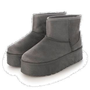 【日本直邮】Vivian　女士　雪地靴秋冬厚底短靴保暖时尚百搭爆款