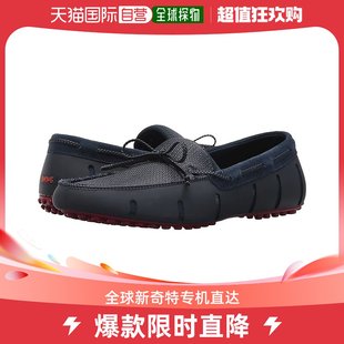 Swims 男士 Swims套鞋 香港直邮潮奢 编织系带简便豆豆鞋