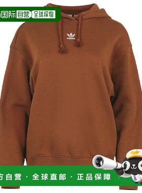 韩国直邮adidas 阿迪达斯女士彩色磨毛连帽长袖 T 恤 IK7691