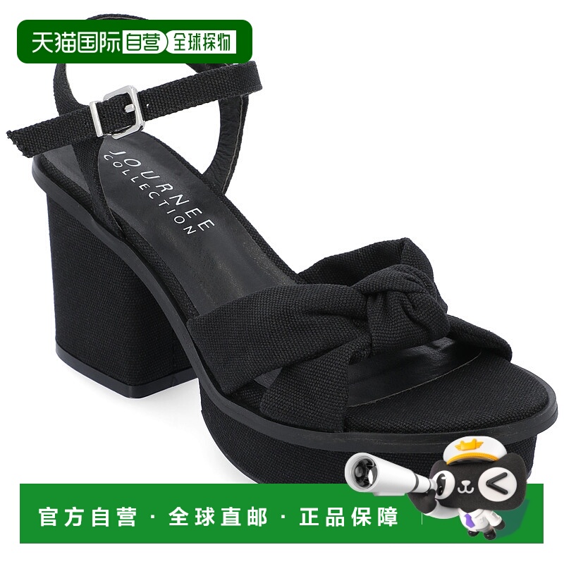 自营 journee collectionJournee 系列 Garner 女式凉鞋 - 黑色
